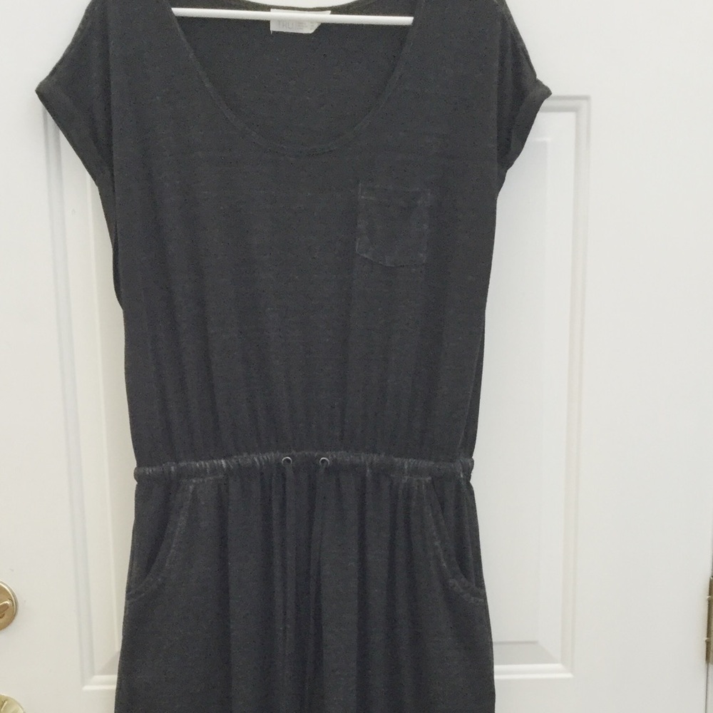 Space gray XL maxi dress